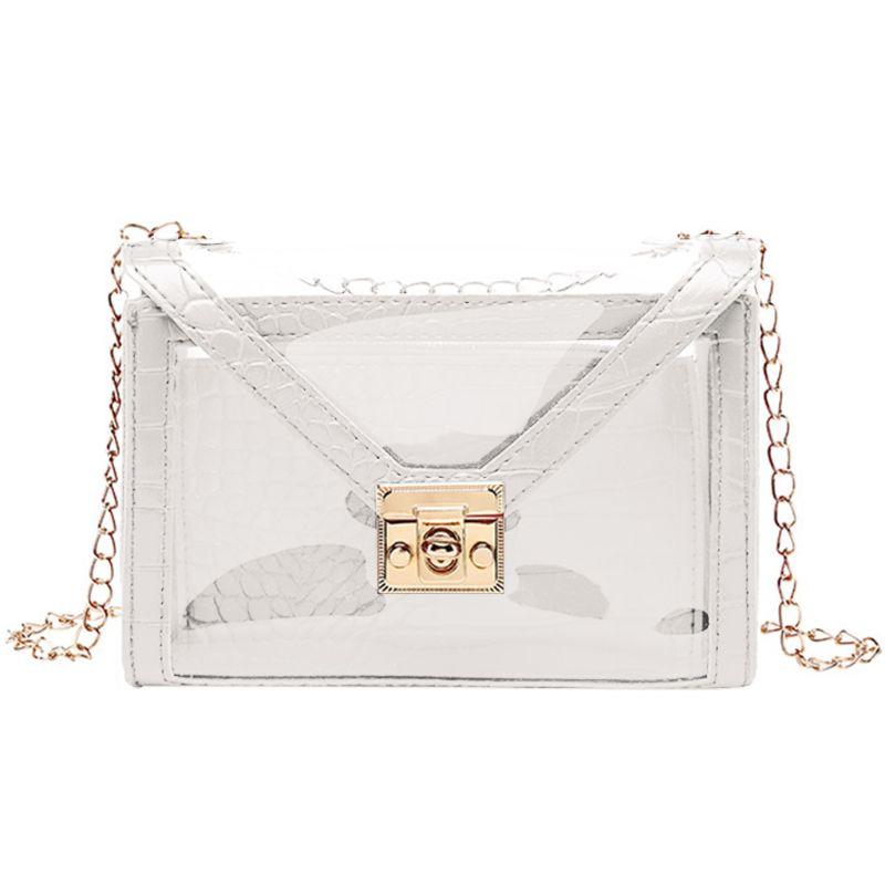 Waist Bags Fashion Women Transparent Small Handbag Shoulder Bag Summer Beach Purse Crossbody Tote 066F
Waist Bags Fashion Women Transparent Small Handbag Shoulder Bag Summer Beach Purse Crossbody Tote 066F