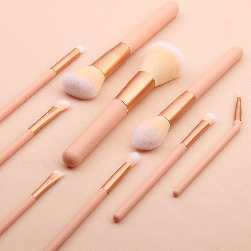 Makeup Brushes 9pcs Classic Synthetic Hair Powder Foundation Eye Shadow Blush Blending Blender Make Up Brush Set Cosmetics Tool