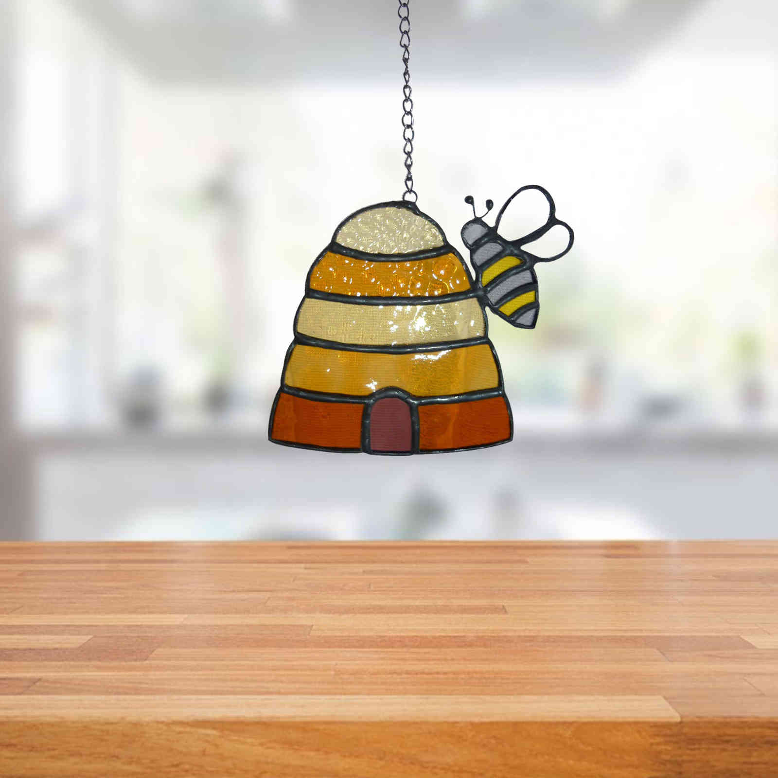 Bee day sign hanging decorationon sign interior handcrafted outdoor door hanging window listing family garden pendant