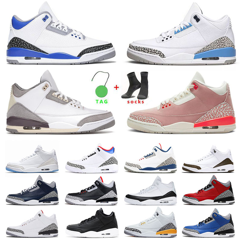 Top Quality Jumpman 3 3s Retro Basketball Shoes For Men Women UNC Georgetown Racer Blue Rust Pink Mocha Black Cement III White Knicks Rivals Sports Sneakers Trainers, # 40-47 cool grey
Top Quality Jumpman 3 3s Retro Basketball Shoes For Men Women UNC Georgetown Racer Blue Rust Pink Mocha Black Cement III White Knicks Rivals Sports Sneakers Trainers, # 40-47 cool grey