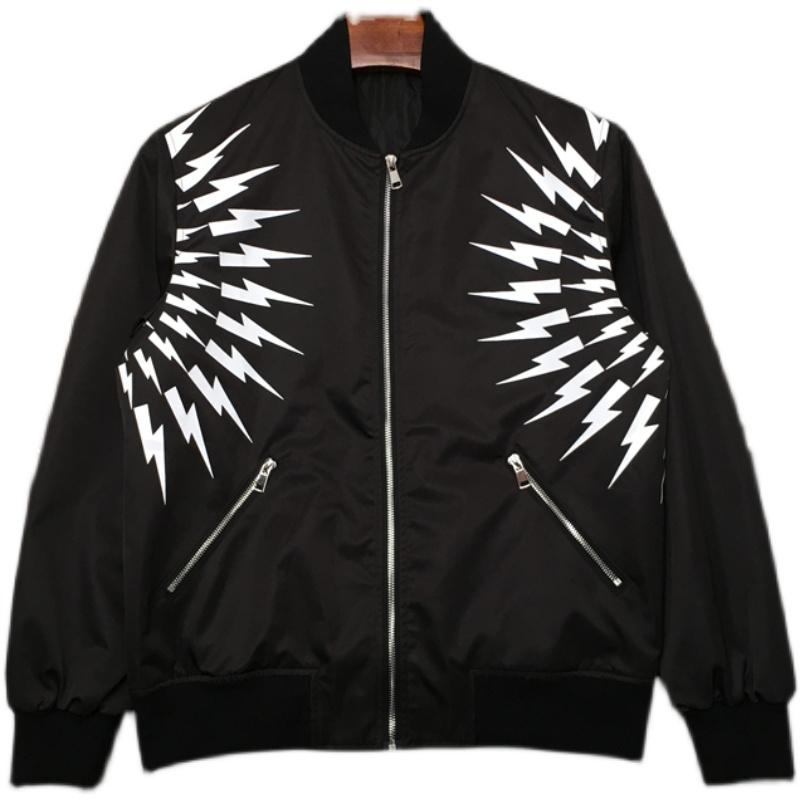 Men' Jackets 2022 Luxury Men Rib Sleeve Thunderbolt Neil Lighting High Couple Baseball Coats & Abstract Digital Coat Motor #A366 
Men' Jackets 2022 Luxury Men Rib Sleeve Thunderbolt Neil Lighting High Couple Baseball Coats & Abstract Digital Coat Motor #A366