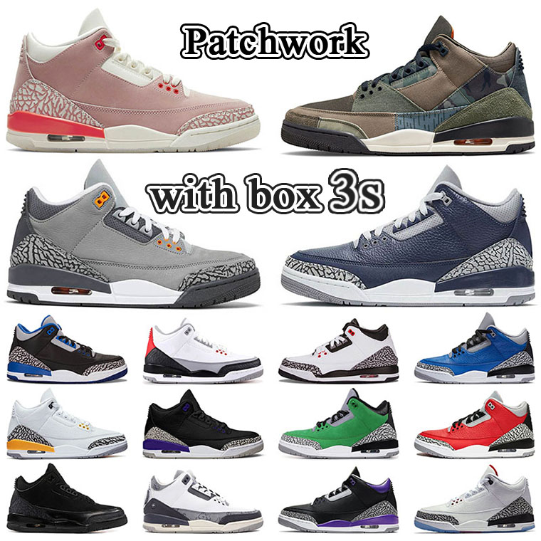 Designer 3s mens womens basketball shoes authentic adult jumpman 3 vintage baskets sneaker new patchwork animal instinct pack triple black cat cool grey trainers, A37 40-47 fire red
Designer 3s mens womens basketball shoes authentic adult jumpman 3 vintage baskets sneaker new patchwork animal instinct pack triple black cat cool grey trainers, A37 40-47 fire red
