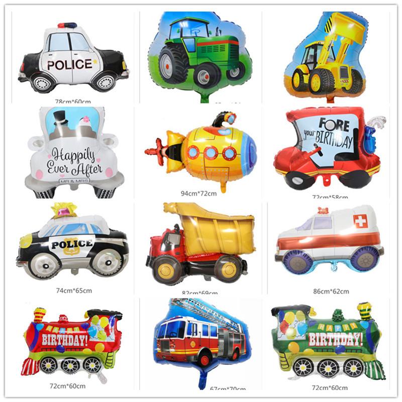 Cartoon Car Fire Truck Aluminum Film Train Balloon Globos Children Gift Birthday Party Decoration
Cartoon Car Fire Truck Aluminum Film Train Balloon Globos Children Gift Birthday Party Decoration
