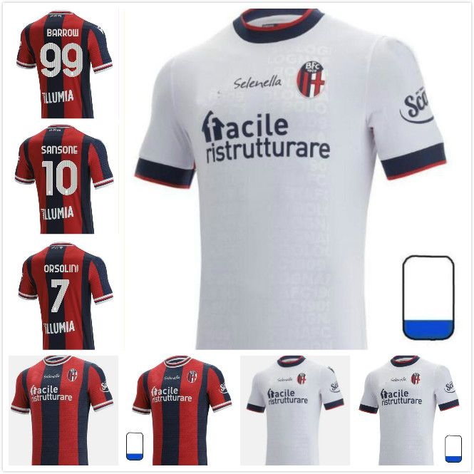 Thai Quality 2021 2022 Bologna Soccer JerseyS Customized Dropshipping Accepted 10 Sansone 8 Dominguez 7 Orsolini 14 Tomiyasu 21 Soriano men football shirts, 21/22
Thai Quality 2021 2022 Bologna Soccer JerseyS Customized Dropshipping Accepted 10 Sansone 8 Dominguez 7 Orsolini 14 Tomiyasu 21 Soriano men football shirts, 21/22