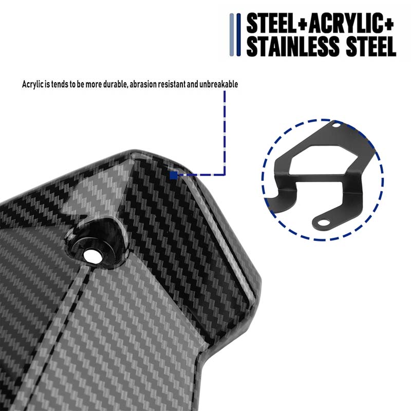 For BMW R1200GS LC R1250GS ADV Adventure R 1200 GS Exhaust Carbon Fibre Flap Cover Upper Frame Middle Side Panel Motorcycle Accessories Parts