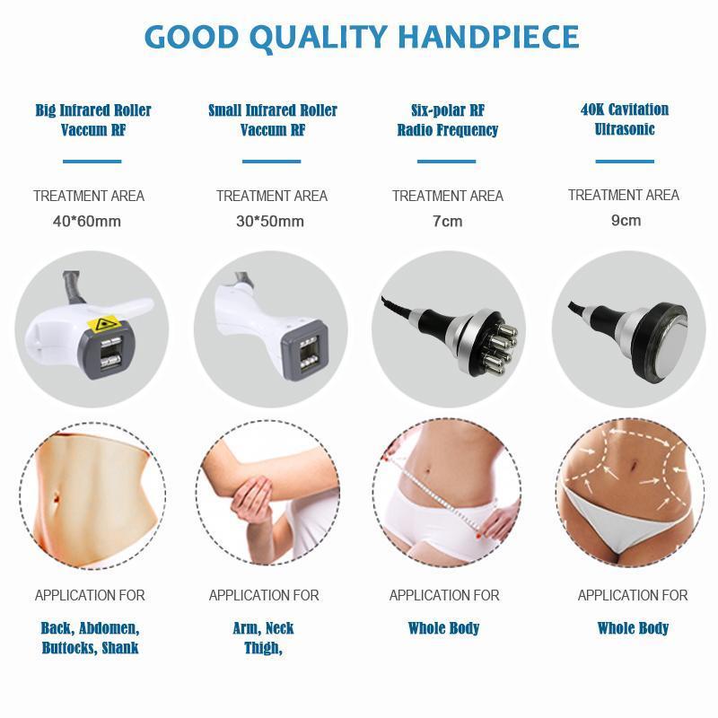 40K Cavitation RF Slimming Machine Vacuum Skin Tightening Radio Frequency Fat Burning Beauty Machines Roller Massage