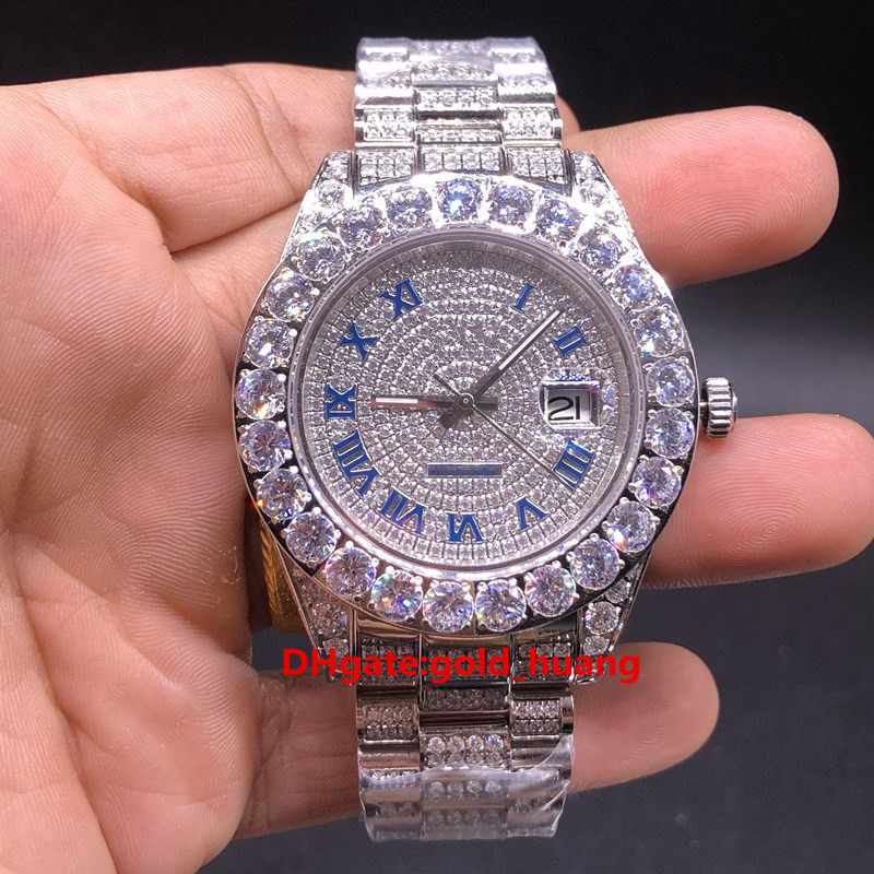 Full diamond Arabic Dial Luxury 43mm claw Bezel automatic man watch, high-quality stainless steel CZ Fully Iced Out Diamonds men's watches 26566, Silver shell;color arabic dial
Full diamond Arabic Dial Luxury 43mm claw Bezel automatic man watch, high-quality stainless steel CZ Fully Iced Out Diamonds men's watches 26566, Silver shell;color arabic dial