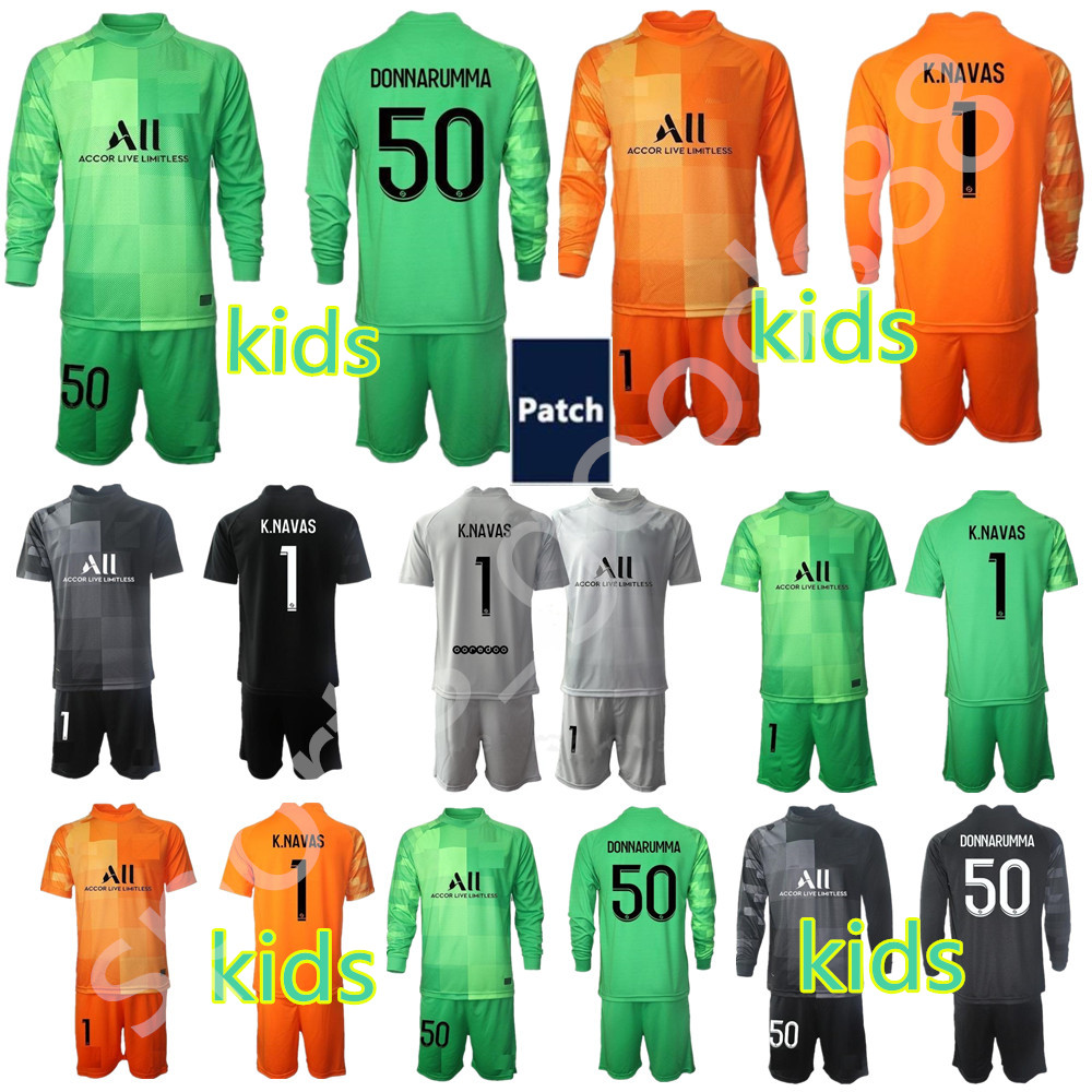 21 22 kits Youth boys Germain Long Sleeve Soccer jerseys 2021 2022 Goalkeeper 1 Keylor Navas Jersey 50 Gianluigi Donnarumma kids kit Football Shirt, Colour 6
21 22 kits Youth boys Germain Long Sleeve Soccer jerseys 2021 2022 Goalkeeper 1 Keylor Navas Jersey 50 Gianluigi Donnarumma kids kit Football Shirt, Colour 6