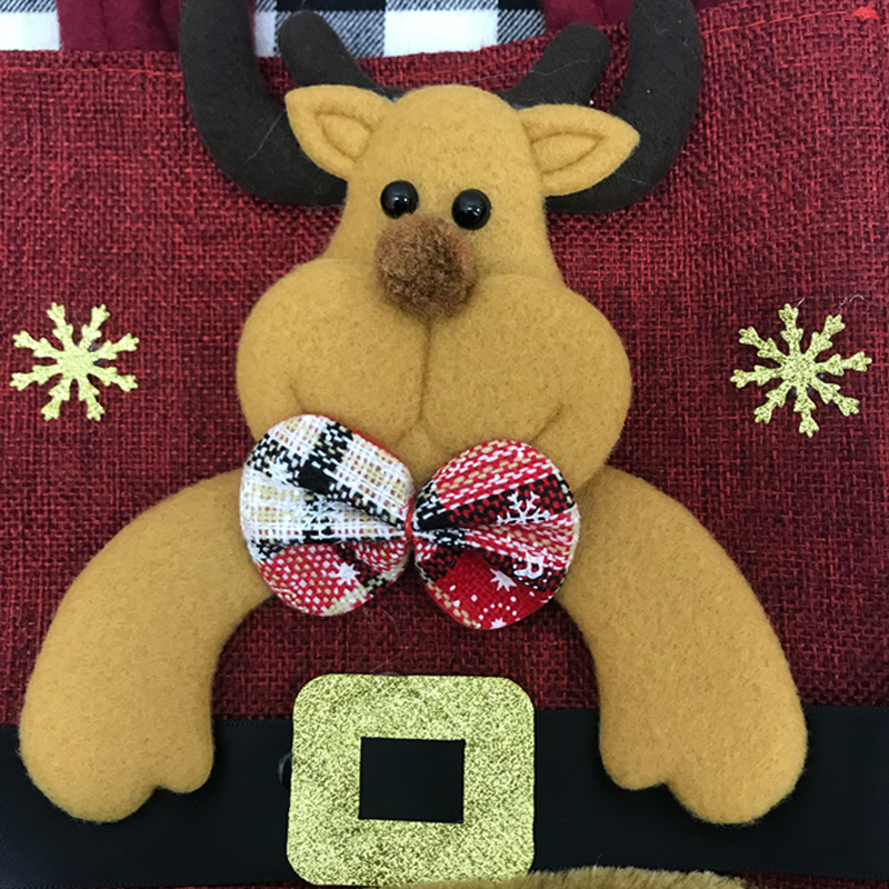 candy bag gift old man snowman deer bear Christmas Decorations Free shipping