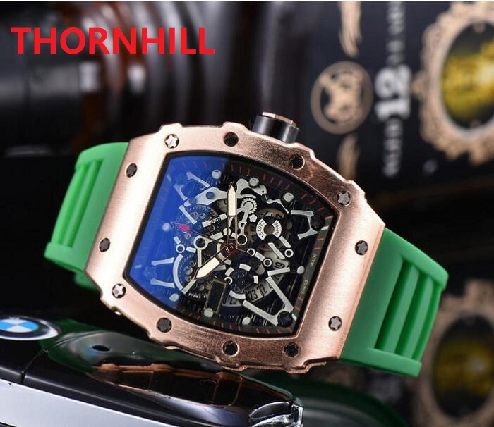 automatic calendar skeleton dial designer bracelet watches colorful rubber silicone watch high-end military, As pic
automatic calendar skeleton dial designer bracelet watches colorful rubber silicone watch high-end military, As pic