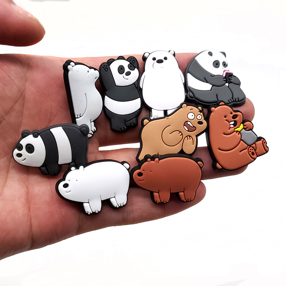 Cute 1pcs Cartoon Bear PVC Shoe Charms Funny Shoe Aceessories Fit women's croc Clogs Buckle jibz adult Kids X-mas Party gifts
Cute 1pcs Cartoon Bear PVC Shoe Charms Funny Shoe Aceessories Fit women's croc Clogs Buckle jibz adult Kids X-mas Party gifts
