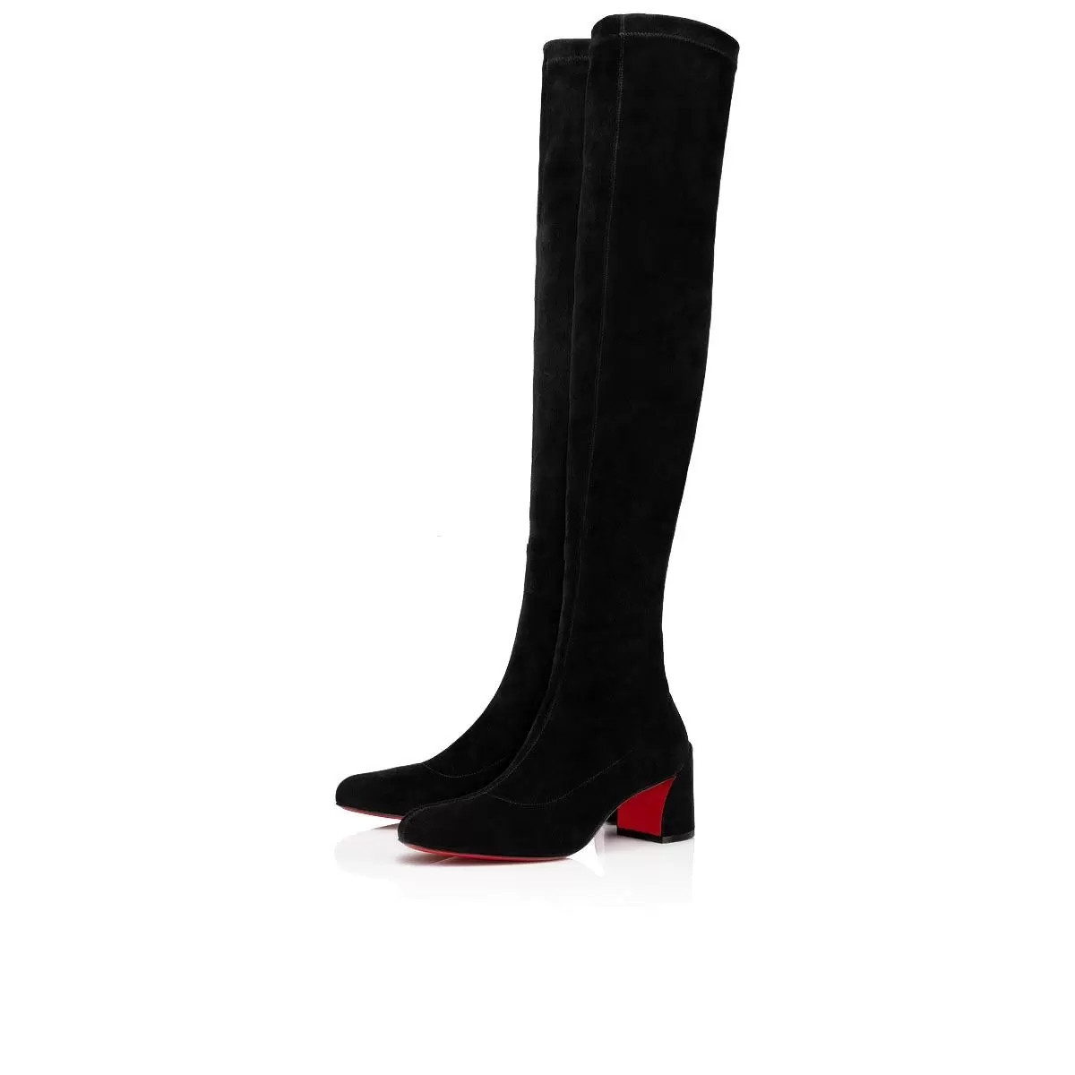 21S Winter Woman Tall Boot Black Suede Leather red bottom boots,Style Cavalika Reds Soles Square Heel 85mm NewYears Fashion Women High Heels Shoes
21S Winter Woman Tall Boot Black Suede Leather red bottom boots,Style Cavalika Reds Soles Square Heel 85mm NewYears Fashion Women High Heels Shoes