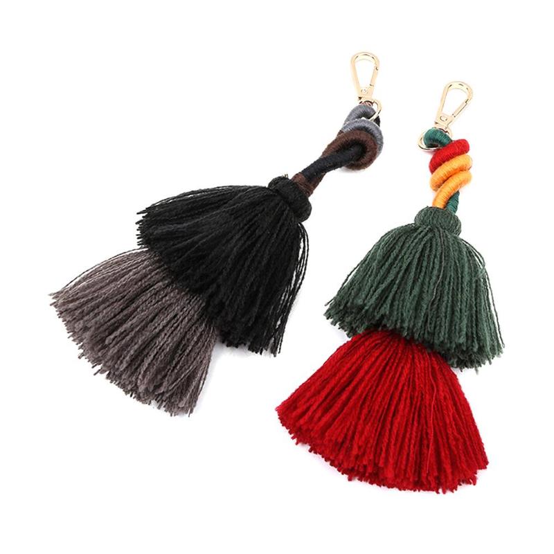 Keychains Selling Bohemia Dual Layer Tassel Pendant Women Keychain Key Ring Handbag Ornament Gift
Keychains Selling Bohemia Dual Layer Tassel Pendant Women Keychain Key Ring Handbag Ornament Gift