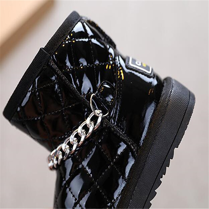 Children's Classic Snow Boots Kids Girl Baby plush Winter Shoes Boys Waterproof Anti-skid Ankle Booties