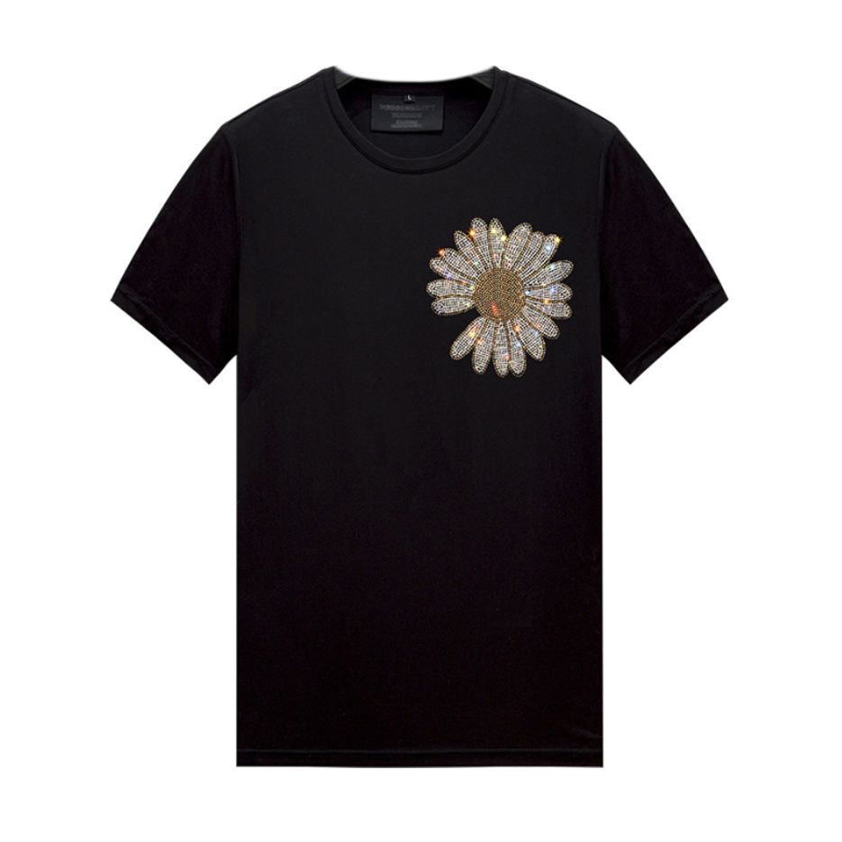 Rhinestone Designer Mens Shirts Casual Tops for Summer - Personalised Designer T-Shirts Short Sleeve Slim Fit Tee, Mercerized Cotton, White;black
Rhinestone Designer Mens Shirts Casual Tops for Summer - Personalised Designer T-Shirts Short Sleeve Slim Fit Tee, Mercerized Cotton, White;black