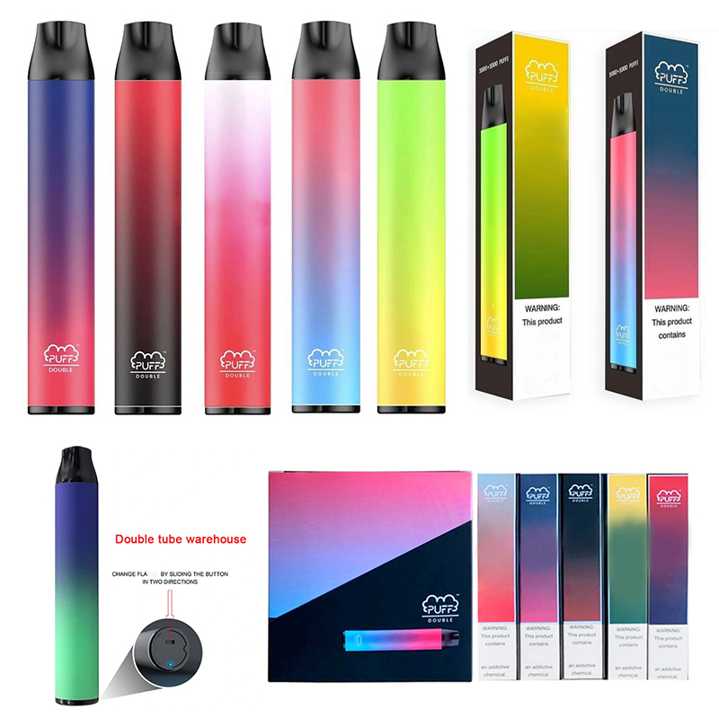 discount Puff Double 2 in 1 Disposable Vape Pen Kits 2000 Puffs cigarettes 900mAh Battery 6ML Vapor Pod Device eCigs Puffbars Vapes
discount Puff Double 2 in 1 Disposable Vape Pen Kits 2000 Puffs cigarettes 900mAh Battery 6ML Vapor Pod Device eCigs Puffbars Vapes
