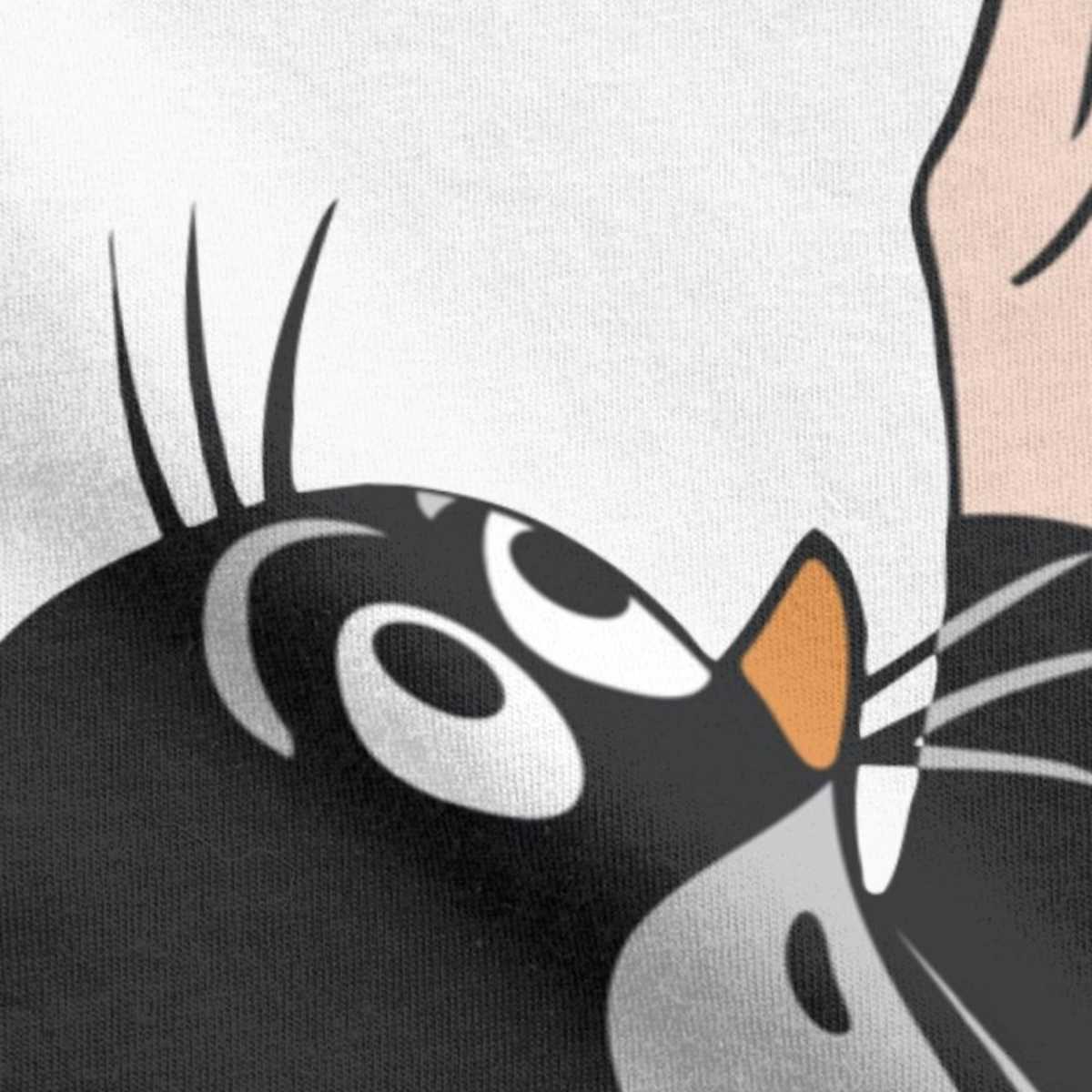 Men's T-Shirts Mole Pointing Funny Tshirt Camisas Hombre 3D Printed Krtek Little Maulwurf Cute Graphic T Shirts Men Gift 210629