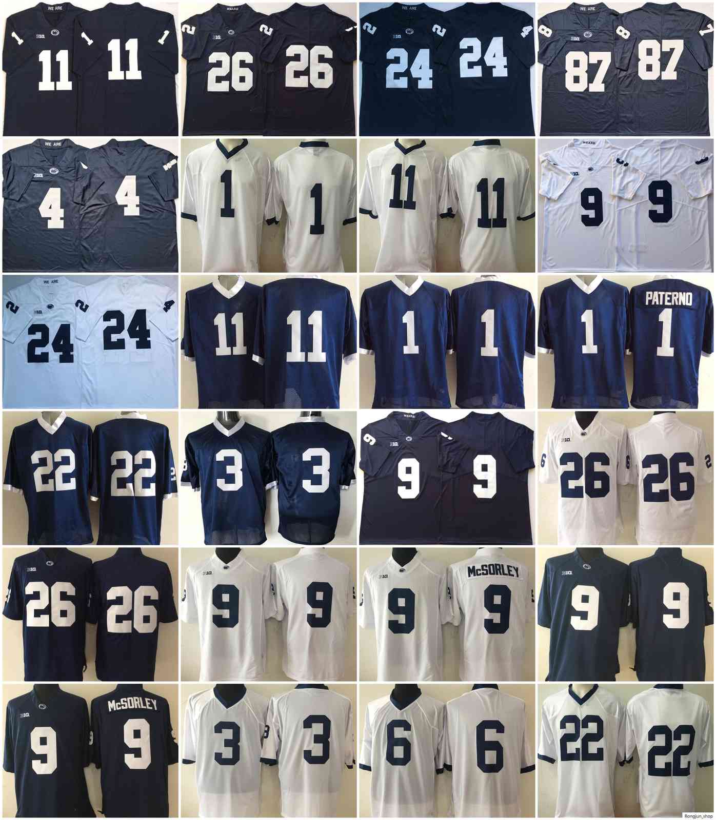 2021 NCAA Football College Jersey Penn State Nittany Lions Jerseys 9 Trace McSorley 1 Joe Paterno Blue White Color Stitched Size, Black
2021 NCAA Football College Jersey Penn State Nittany Lions Jerseys 9 Trace McSorley 1 Joe Paterno Blue White Color Stitched Size, Black