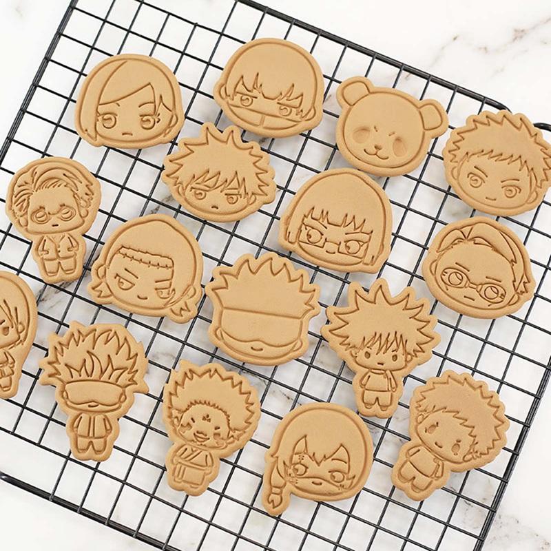 Baking Moulds Anime Jujutsu Kaisen Cookie Cutter Japanese Cartoon 3d Biscuit Mold Diy Household Kitchen Tool
Baking Moulds Anime Jujutsu Kaisen Cookie Cutter Japanese Cartoon 3d Biscuit Mold Diy Household Kitchen Tool