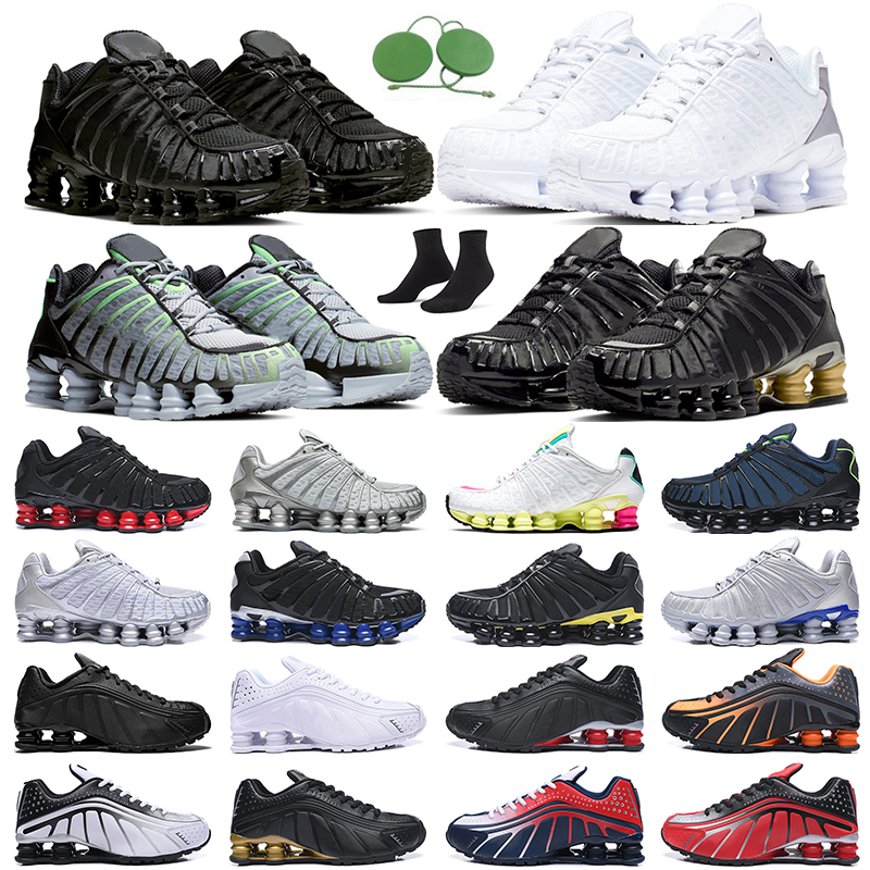 Shox TL R4 Running Shoes for men women Triple Black White Metallic Pure Platinum Dark Blue Volt Skepta Grey Blue mens trainers sports sneakers outdoor, 1 triple black 36-46
Shox TL R4 Running Shoes for men women Triple Black White Metallic Pure Platinum Dark Blue Volt Skepta Grey Blue mens trainers sports sneakers outdoor, 1 triple black 36-46