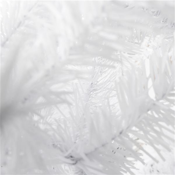 USA Stock 7FT Iron Leg White Christmas Tree with 950 Branches