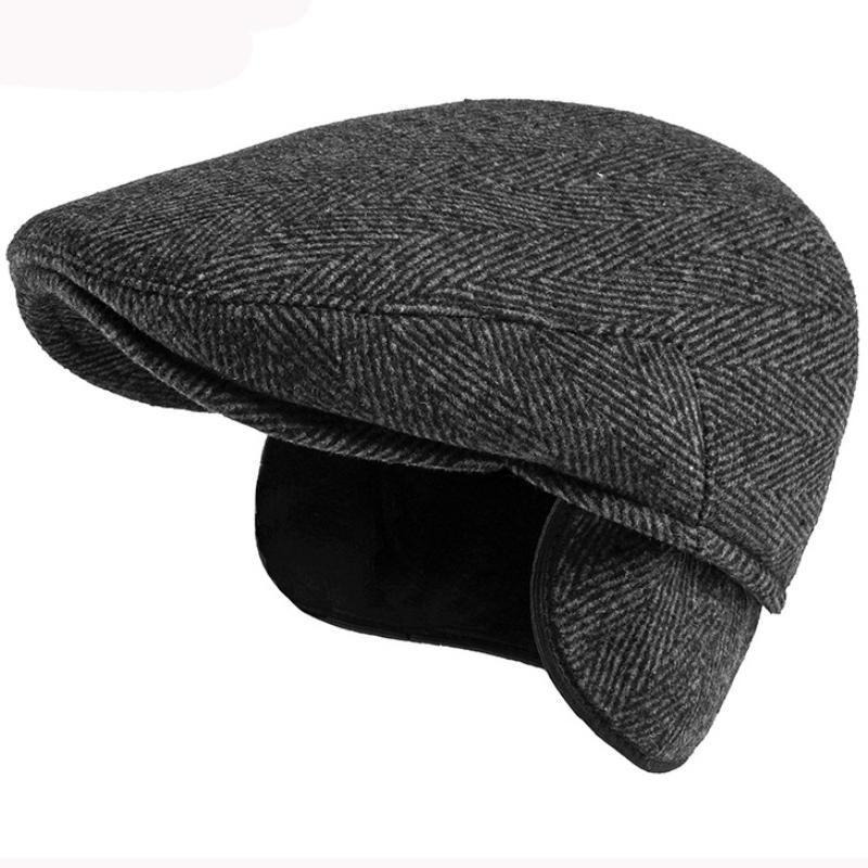 Berets HT3719 Beret Cap Thick Warm Autumn Winter Hat Men Striped Ivy Sboy Flat Male Artist Painter Wool For, Black white
Berets HT3719 Beret Cap Thick Warm Autumn Winter Hat Men Striped Ivy Sboy Flat Male Artist Painter Wool For, Black white