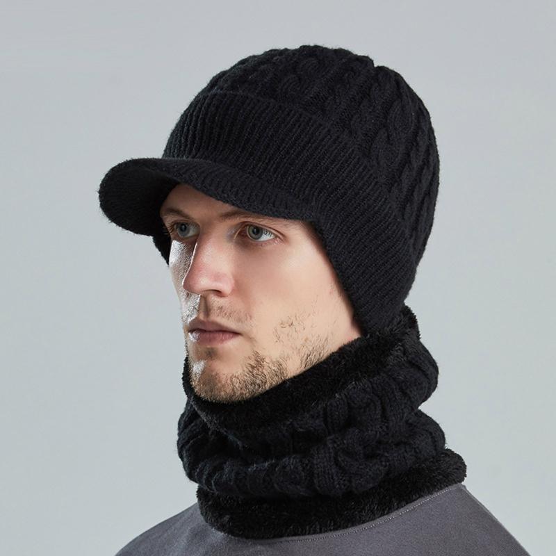 Beanies Men Women Outdoor Knitted Beanie Hat And Scarf Set Stylish Knit Skull Cap Hats For Bonnet Femme Warm Winter Gorras Hombre
Beanies Men Women Outdoor Knitted Beanie Hat And Scarf Set Stylish Knit Skull Cap Hats For Bonnet Femme Warm Winter Gorras Hombre