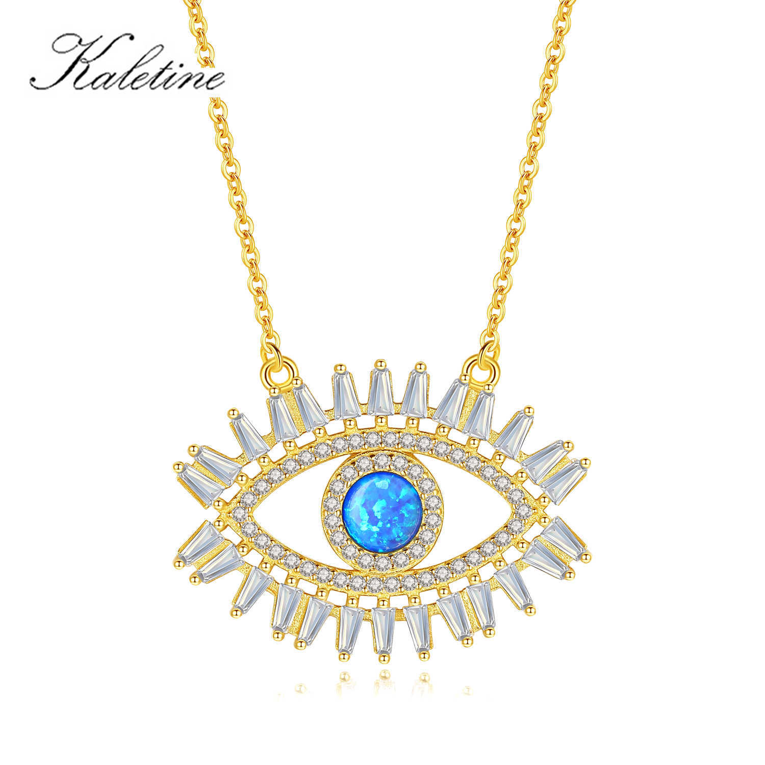 KALETINE 925 Sterling Silver Evil Necklaces Women Gift Crystal Lucky Turkish Blue Eye CZ Necklace Fine Turkey Jewelry
KALETINE 925 Sterling Silver Evil Necklaces Women Gift Crystal Lucky Turkish Blue Eye CZ Necklace Fine Turkey Jewelry