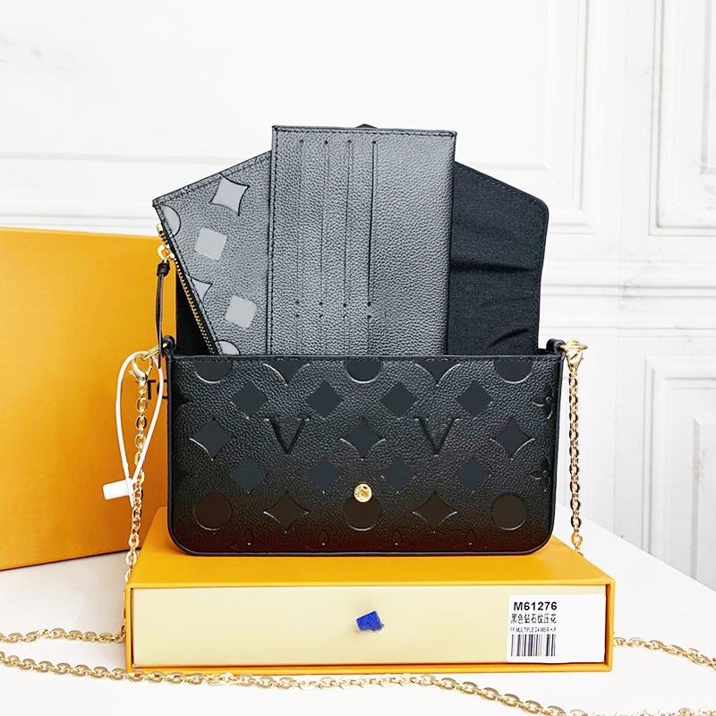2022 Fashion Luxurys Wallets Designers Crossbody Bag Black Womens Handbags Wallets Card Holder Handbag Shoulder Tote Bags Mini Wallet Corn Purses m61276, L3
2022 Fashion Luxurys Wallets Designers Crossbody Bag Black Womens Handbags Wallets Card Holder Handbag Shoulder Tote Bags Mini Wallet Corn Purses m61276, L3