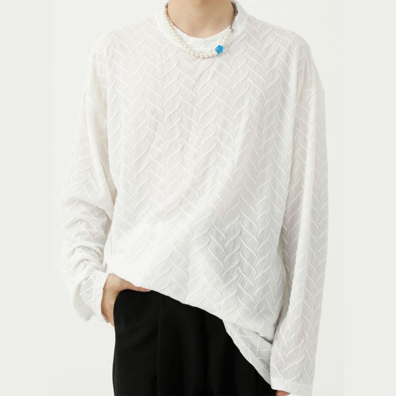 Men's T-Shirts Autumn Korean Design Long Sleeve T-shirt Men Streetwear Fashion Loose Casual Tops Tees Shirts Man Tshirts Male, 655 white
Men's T-Shirts Autumn Korean Design Long Sleeve T-shirt Men Streetwear Fashion Loose Casual Tops Tees Shirts Man Tshirts Male, 655 white