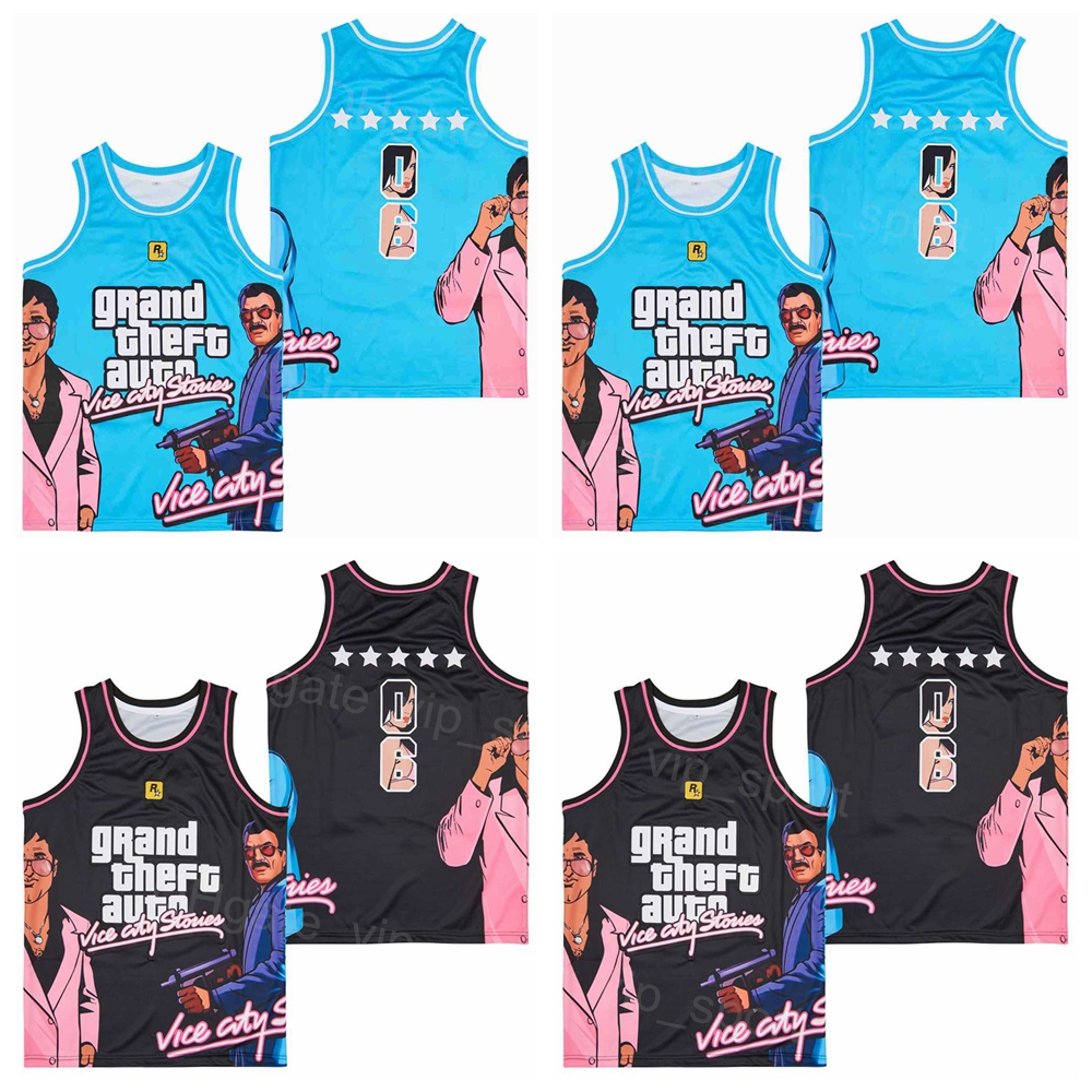 Movie The 06 GTA VICE CITY STORIES Basketball Jerseys Film Grand Theft Auto Rockstar Games HipHop For Sport Fans Pure Cotton Hip Hop Embroidery Breathable Blue Black, White
Movie The 06 GTA VICE CITY STORIES Basketball Jerseys Film Grand Theft Auto Rockstar Games HipHop For Sport Fans Pure Cotton Hip Hop Embroidery Breathable Blue Black, White