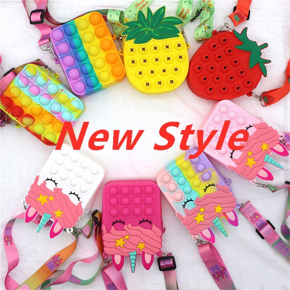 DHL Fidget Toys Sensory Fashion Bag kid Push Bubble Rainbow Anti Stress Educational Children And Adults Decompression Toy Wedding Party Gifts
DHL Fidget Toys Sensory Fashion Bag kid Push Bubble Rainbow Anti Stress Educational Children And Adults Decompression Toy Wedding Party Gifts
