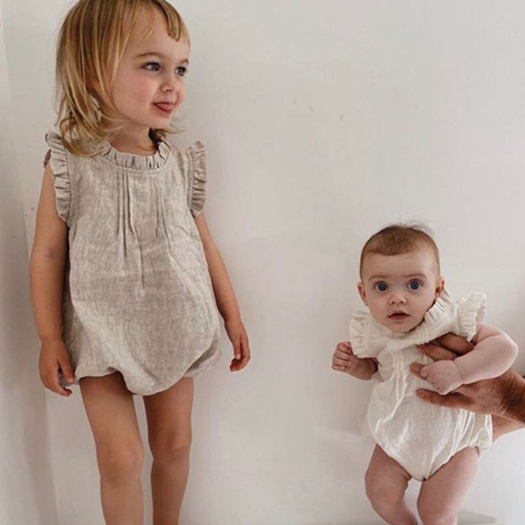MYFS INS Baby Girls Rompers Newborn Jumpsuits Sleeveless Organic Linen Cotton Climb Cloths Bodysuits Onesies
MYFS INS Baby Girls Rompers Newborn Jumpsuits Sleeveless Organic Linen Cotton Climb Cloths Bodysuits Onesies