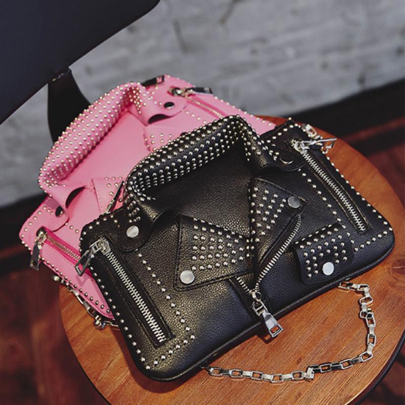 Shoulder Bags High Quality Handbags Women PU Leather Jacket Clothing Motorcycle Messenger Bag Day Clutch Purse, Black
Shoulder Bags High Quality Handbags Women PU Leather Jacket Clothing Motorcycle Messenger Bag Day Clutch Purse, Black
