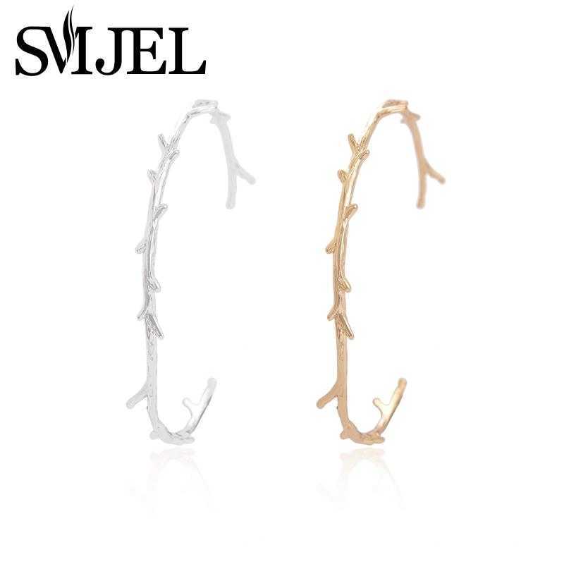 Smjel New Delicate Simple Thornbush Branch Warp Cuff Bracelets for Women Pulseras Mujer Moda G037 Q0719
Smjel New Delicate Simple Thornbush Branch Warp Cuff Bracelets for Women Pulseras Mujer Moda G037 Q0719