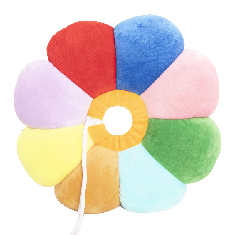 Pet Supplies Sunflower Multicolored Anti-Bite Anti-licking General Soft Protective Collar Sunflower Bib For Cats And Dogs
