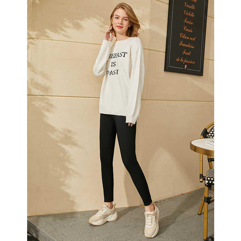 Minimalism Winter Women's Leggings Fashion Solid Stretch Thick Fleece Slim Fit Pants For Women Female 12030596 210527