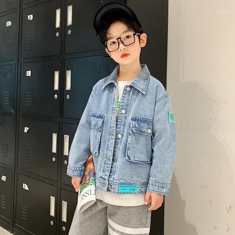 Jackets Quick Delivery Teenage Boys Coats For Kids Denim Spring Long Clothing Clothes Turndown Collar Tops 8 10 12 Y, Blue;gray
Jackets Quick Delivery Teenage Boys Coats For Kids Denim Spring Long Clothing Clothes Turndown Collar Tops 8 10 12 Y, Blue;gray