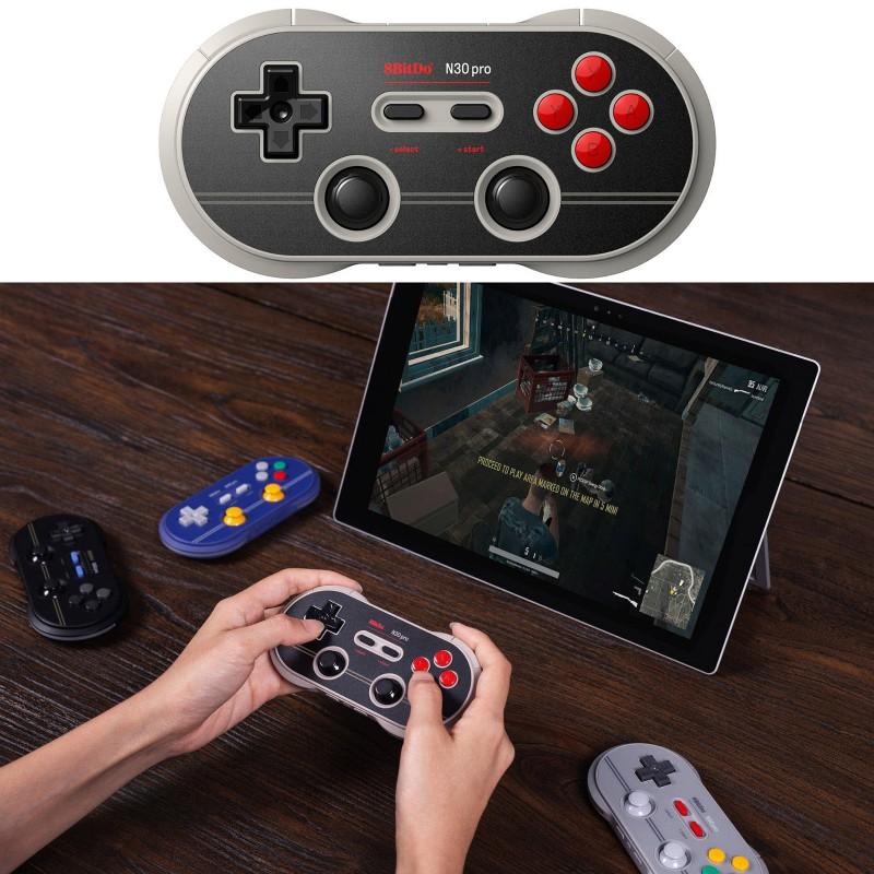 Game Controllers & Joysticks Wireless Controller Classic Retro Design Full Key Gamepad For Switch Steam Android MacOS Windows N30 Pro 2 Blue
Game Controllers & Joysticks Wireless Controller Classic Retro Design Full Key Gamepad For Switch Steam Android MacOS Windows N30 Pro 2 Blue