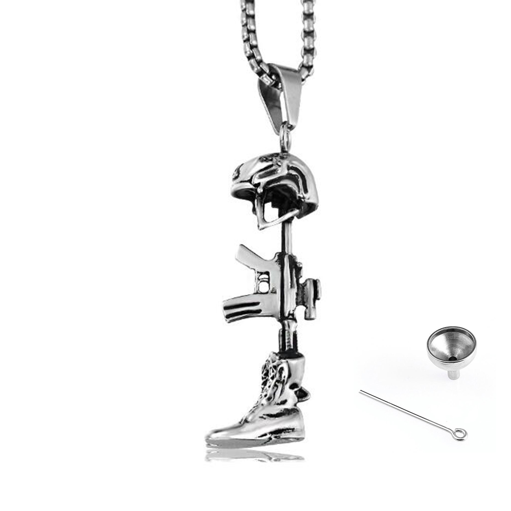 Stainless steel silver helmet shoes cremation urn pendant ashes jar souvenir to commemorate the deceased mom and dad-with filling kit
Stainless steel silver helmet shoes cremation urn pendant ashes jar souvenir to commemorate the deceased mom and dad-with filling kit