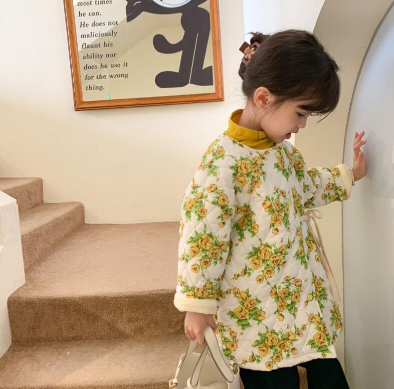 Jackets 2021 Arrival Girls Boys Floral Thicken Coat Winter Full Sleeve Fashion Kids Coats 1-8 Years HS485, Blue;gray
Jackets 2021 Arrival Girls Boys Floral Thicken Coat Winter Full Sleeve Fashion Kids Coats 1-8 Years HS485, Blue;gray