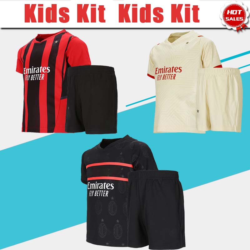 Kids Kit #11 IBRAHIMOVIC #17 R.LEÃO soccer jersey sets 2021/2022 Child shirt GIROUD BRAHIM KESSIE boys football Uniform Customized Home Away 3rd, No name no number
Kids Kit #11 IBRAHIMOVIC #17 R.LEÃO soccer jersey sets 2021/2022 Child shirt GIROUD BRAHIM KESSIE boys football Uniform Customized Home Away 3rd, No name no number