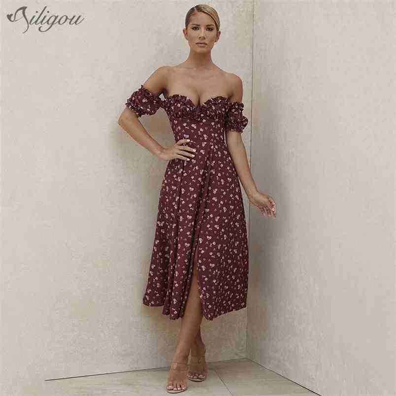 Fall Women' Fashion Print Dress Vestidos Sexy Strapless Short Sleeve Runway Celebrity Club Party Long 210525, Burgundy
Fall Women' Fashion Print Dress Vestidos Sexy Strapless Short Sleeve Runway Celebrity Club Party Long 210525, Burgundy