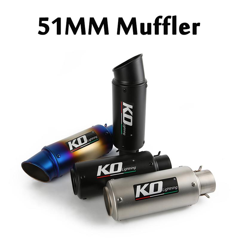 Motorcycle Exhaust System 51mm Universal Muffler Baffles Tail Pipe Stainless Steel Carbon Fiber Slip On Modified Street Bike
Motorcycle Exhaust System 51mm Universal Muffler Baffles Tail Pipe Stainless Steel Carbon Fiber Slip On Modified Street Bike