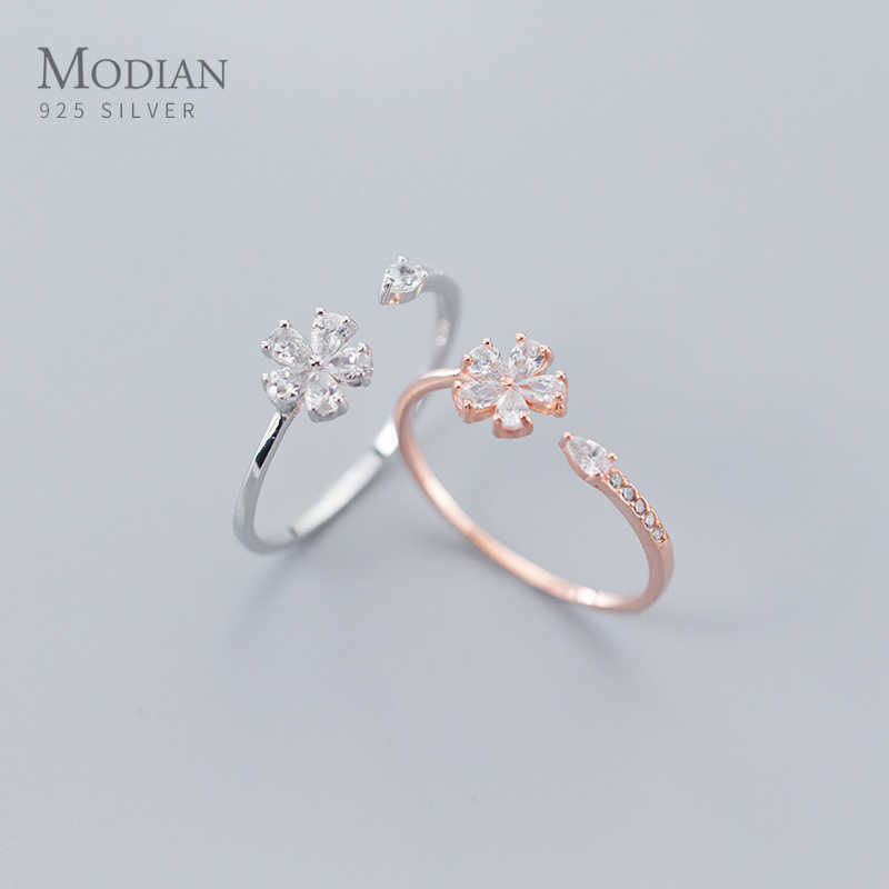Genuine 925 Sterling Silver Cute little Flower Plant Free Size Ring for Women Sparkling CZ Wedding Fine Jewelry Gift 210707
Genuine 925 Sterling Silver Cute little Flower Plant Free Size Ring for Women Sparkling CZ Wedding Fine Jewelry Gift 210707
