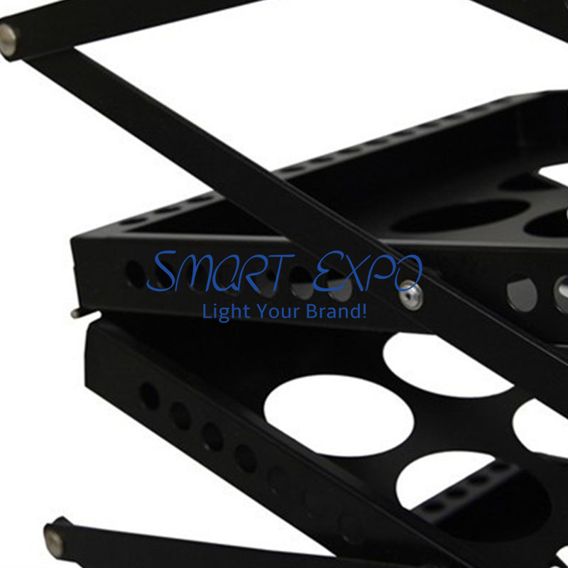 Literature Rack Portable Brochure Advertising Display Stand Black Steel A4 Magazine Size