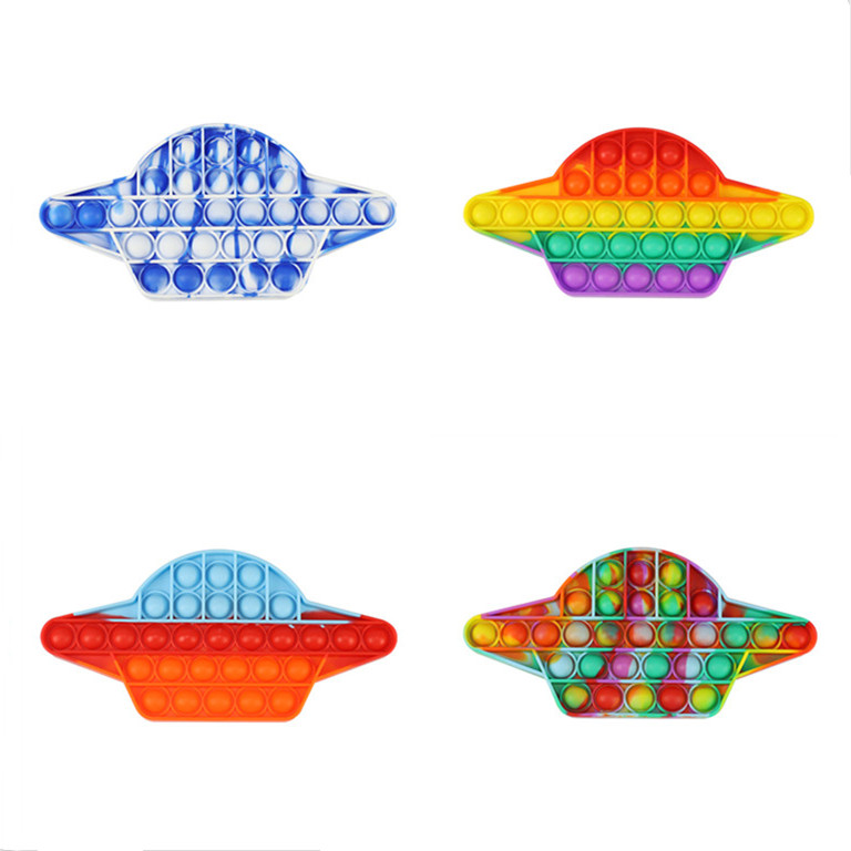 Push its Pops Fidget Decompression Toys Alien Flying Characteristic Popper Bubble Fingertip Sensory Toy for Children Gifts
Push its Pops Fidget Decompression Toys Alien Flying Characteristic Popper Bubble Fingertip Sensory Toy for Children Gifts