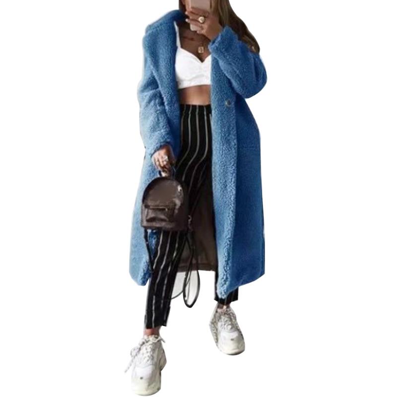 Women's Wool Woolen Winter Woman Coat Female Jacket High Quality Warm Parka Solid Outwear Jackets For Women Feminine