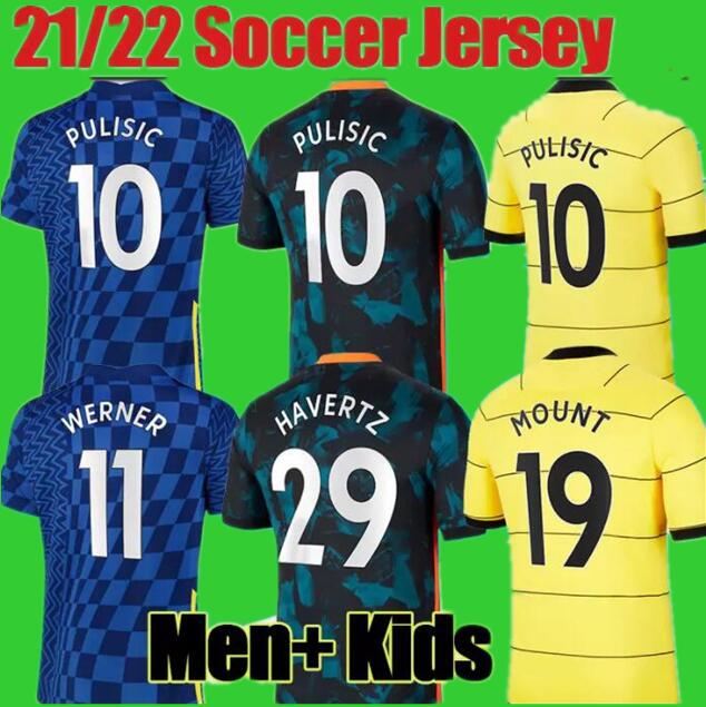 #9 LUKAKU #10 PULISIC Home Blue Soccer Jerseys 2021/2022 #11 WERNER #19 MOUNT Men Adult Away Yellow Soccer Shirts 21/22 #7 KANTE #29 HAVERTZ 3rd Football Uniform kids kit, Home + epl patch
#9 LUKAKU #10 PULISIC Home Blue Soccer Jerseys 2021/2022 #11 WERNER #19 MOUNT Men Adult Away Yellow Soccer Shirts 21/22 #7 KANTE #29 HAVERTZ 3rd Football Uniform kids kit, Home + epl patch
