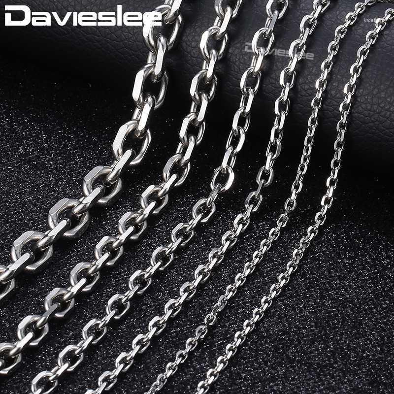 Chains Davieslee Mens Necklace Chain Stainless Steel Silver Tone Rolo Link Necklaces For Men Jewelry Fashion 2/3/4/6/10mm LKNM311
Chains Davieslee Mens Necklace Chain Stainless Steel Silver Tone Rolo Link Necklaces For Men Jewelry Fashion 2/3/4/6/10mm LKNM311